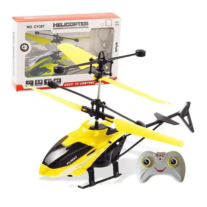 Rechargeable Mini RC Drone Remote Control Safe Fall Resistant RC Helicopters Drone Toys Induction Hovering Children Toys